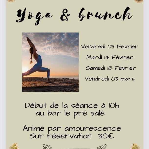 Yoga & brunch à Arès au Pré Salé